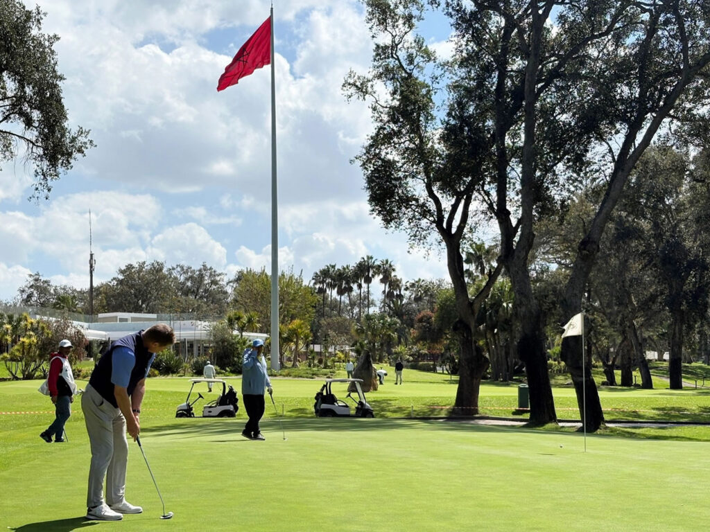 Andrew on Red Course, Hole 18 - Dar es Salam Golf Club