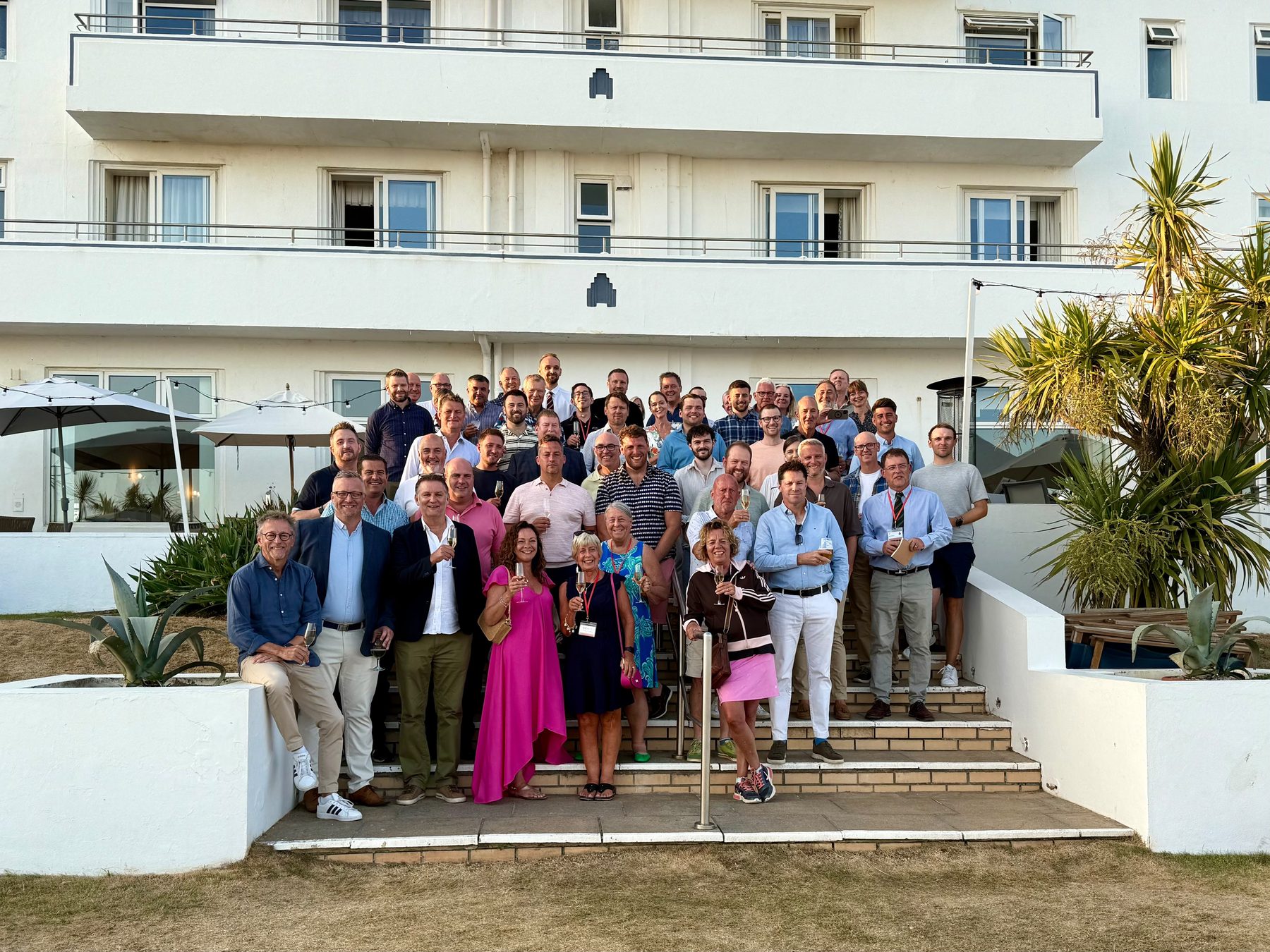 GTE Convention 2026 delegates outside Saunton Sands Hotel