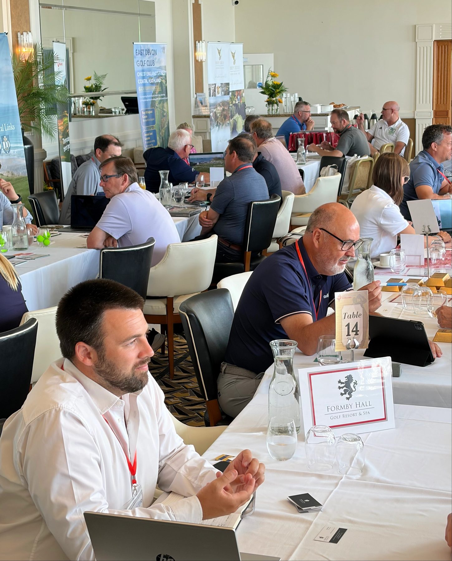 Formby Hall Golf Resort & Spa table at the GTE Convention speed dating sessions