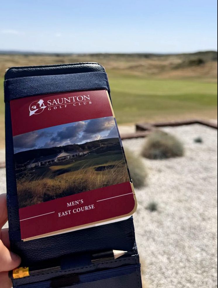 Saunton Golf Club Men's East Course scorecard