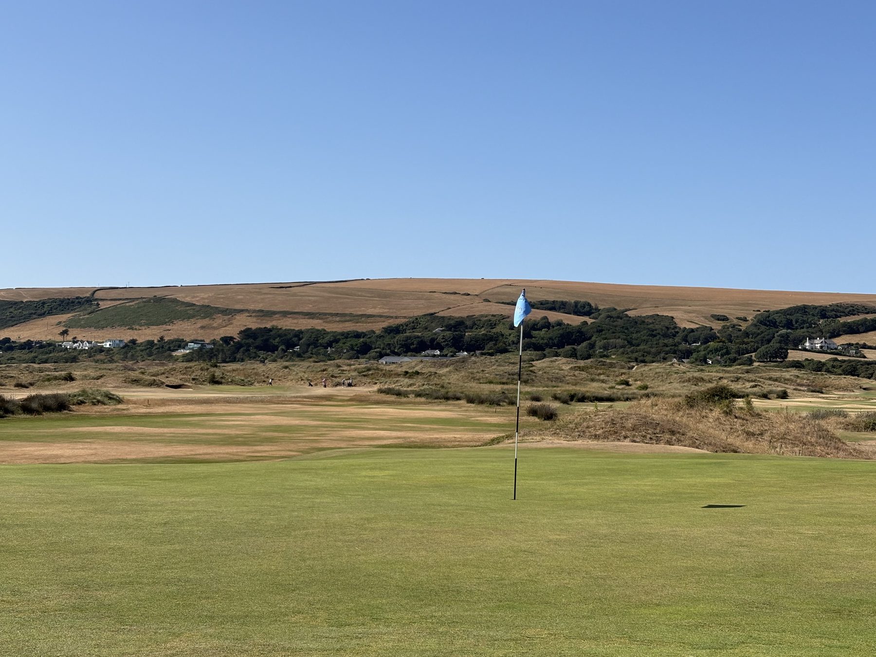 Green on Saunton Golf Club's championship links